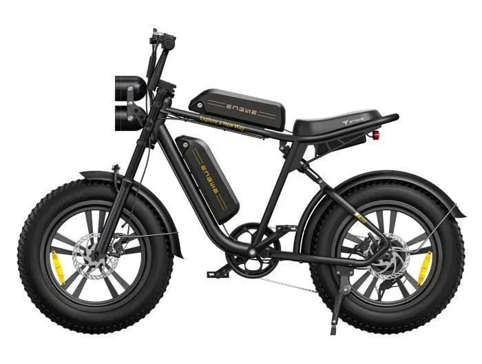 ENGWE M20 - Vélo Électrique 20" - Autonomie 120km - Batterie 48V26Ah - Tout suspendu - Shimano 7 vitesses - VTT fat bike, Noir