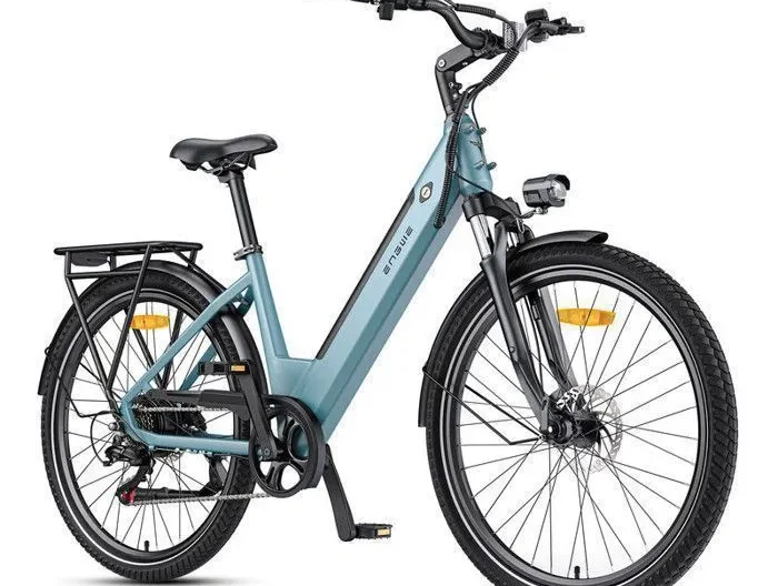 ENGWE P275 SE - Vélo Électrique 27.5" - Autonomie 100km - Batterie 36V13Ah - Moteur 250W - Frein à disque hydraulique, Bleu
