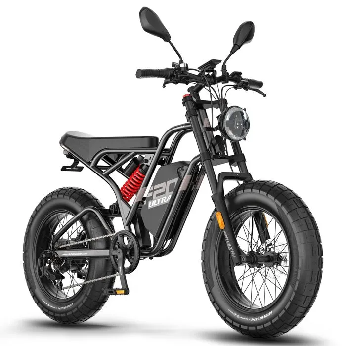 FAFREES F20 Ultra Vélo Électrique - Moteur 750W Batterie 48V25AH Freins Hydrauliques - Noir – Image 2