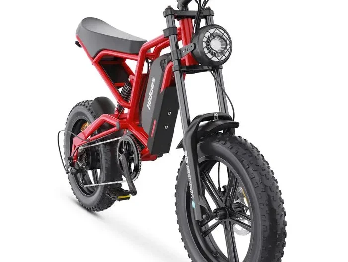Hidoes HD-B6 Vélo Électrique - Moteur 1200W Batterie 48V15.6AH Freins à Disque Hydrauliques - Rouge