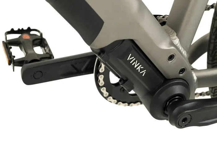 TOTEM 28" Vélo urbain Fitness Electrique HMR Moteur Central 70NM / 6,4Ah Bronze – Image 5