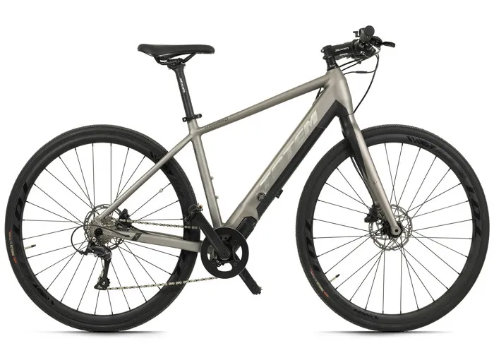 TOTEM 28" Vélo urbain Fitness Electrique HMR Moteur Central 70NM / 6,4Ah Bronze 51 cm