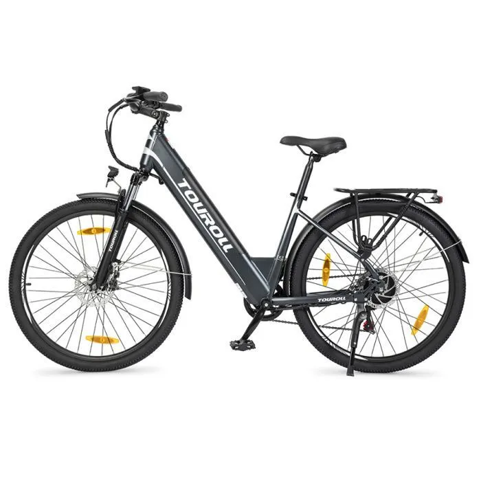Vélo de Trekking Touroll J1 ST - Moteur 250 W - Roues 27,5 Pouces - Batterie 561,6 Wh - Autonomie 100 km - Frein à Disque Mécanique – Image 2