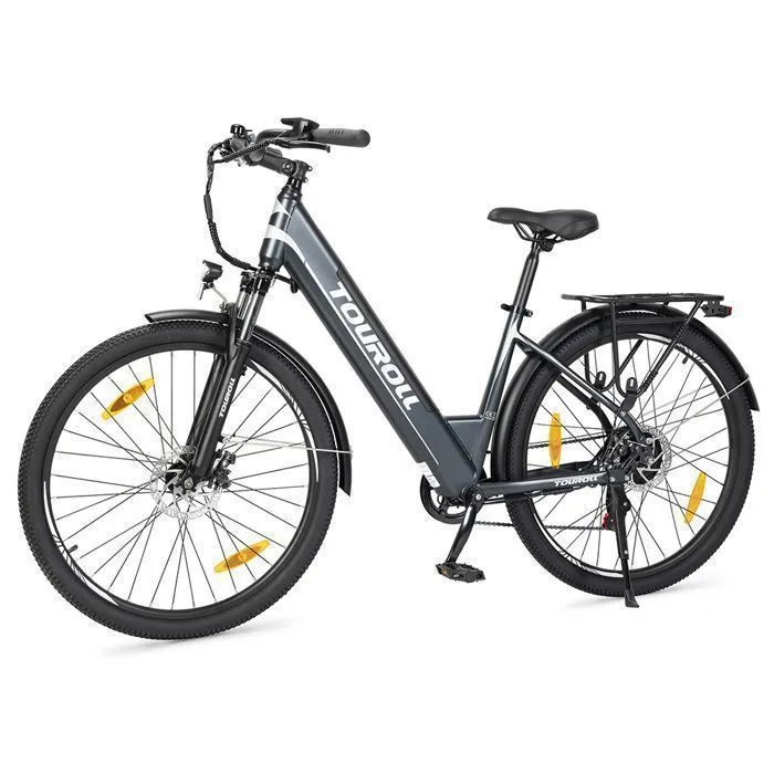 Vélo de Trekking Touroll J1 ST - Moteur 250 W - Roues 27,5 Pouces - Batterie 561,6 Wh - Autonomie 100 km - Frein à Disque Mécanique – Image 4