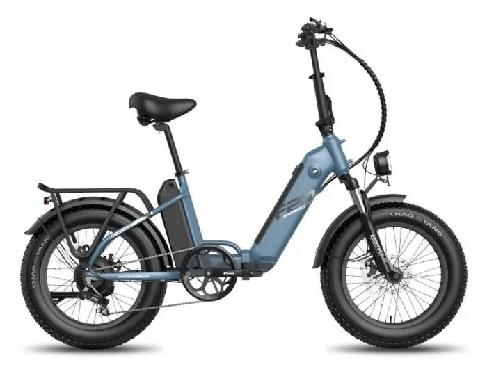 Vélo électrique, Fafrees FF20 Polar, 20*4.0 Gros pneu, deux batterie 10.4Ah*2, 48V 500W Moteur, autonomie 95-160km, Bleu