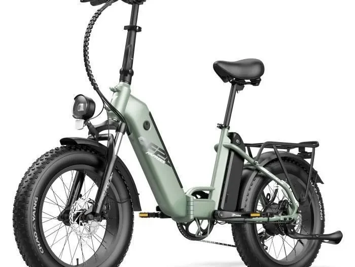 velo electrique Pliable Fafrees FF20 Polar 20 pouces Autonomie 80km Amortisseur avant VTC Fat bike Batterie 48V20.8Ah Vert