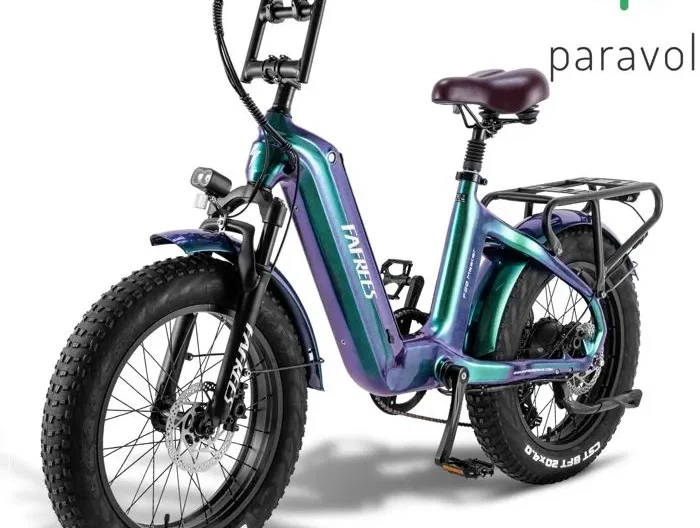 Vélo électrique urbain Fafrees F20 Master 500 W - Cadre en carbone brasé - Batterie Samsung 22,5 Ah - Pneus 20*4,0" - Aurora Vert