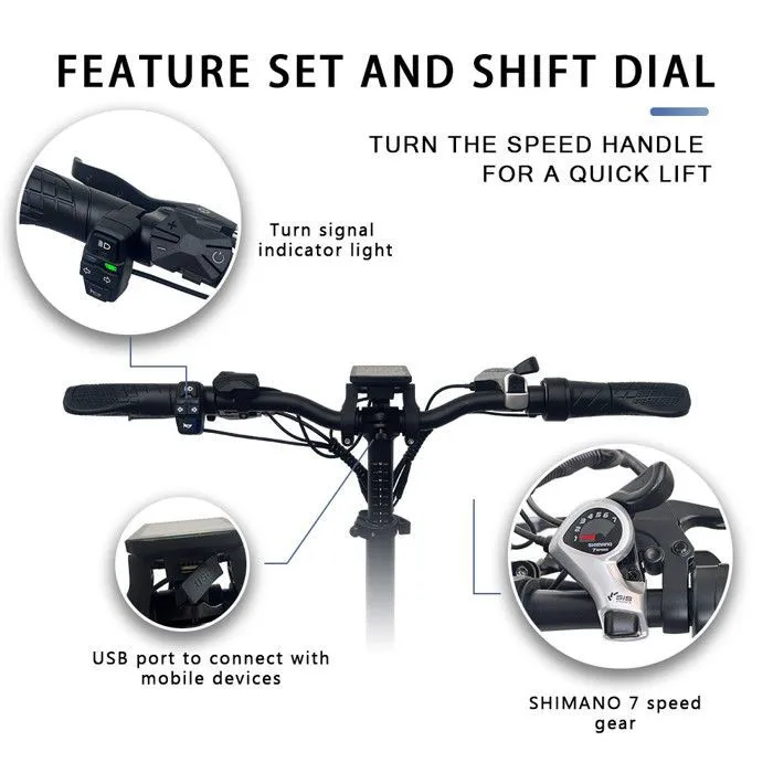 Vélo électrique - DRVETION - CT20 - 750W - Batterie 20AH - Fatbike Blanc – Image 4