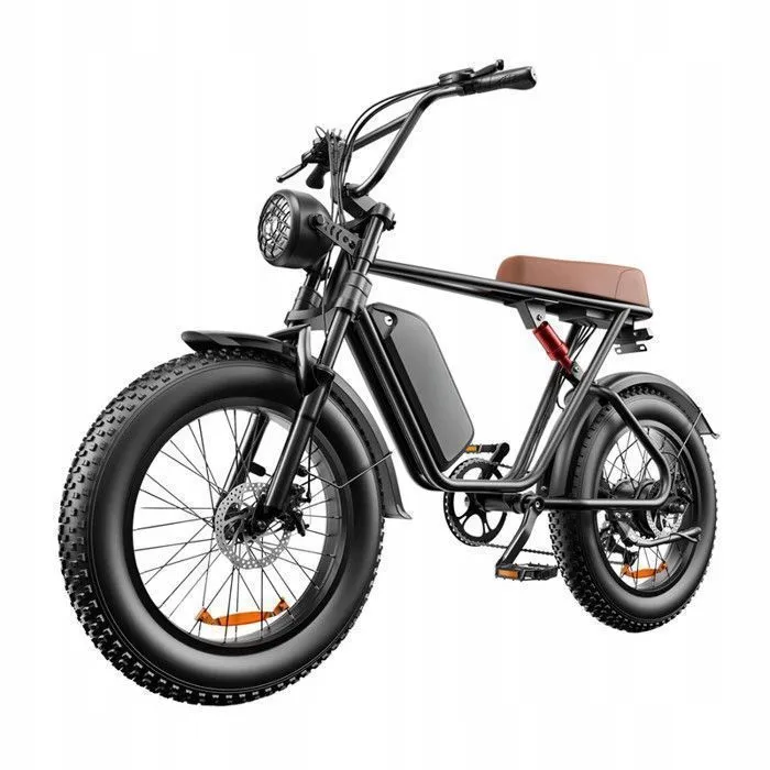 Vélo Électrique EMOKO C91 - Moteur 1000W -Vitesse maximale 50km/h Batterie Amovible 48V20Ah - 7 vitesse SHIMANO - Roue 20 VTT homme