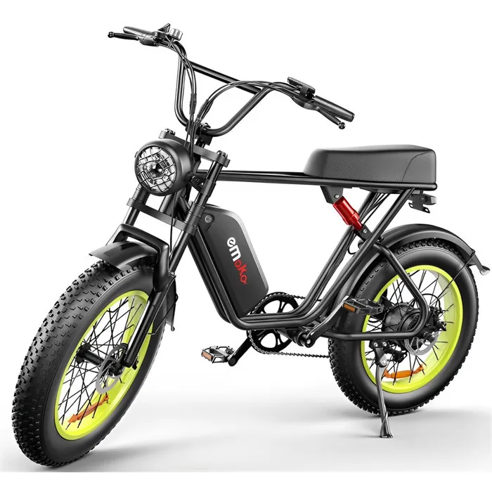 Vélo Électrique EMOKO C91 - Moteur 1000W -Vitesse maximale 50km/h Batterie Amovible 48V20Ah - 7 vitesse SHIMANO - Roue 20 VTT homme – Image 4