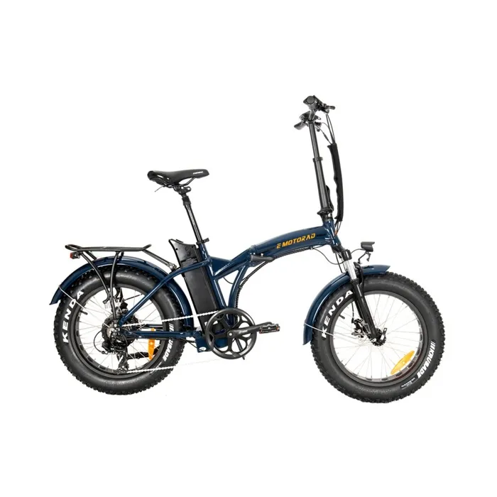 Vélo électrique EMOTORAD TOLEDO, 36V 250W 13Ah 468Wh, Batterie Amovible, 25KM/H Autonomie 50KM, Pliage, Bleu foncé