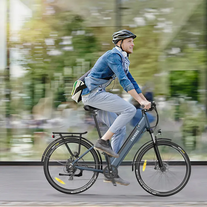 Vélo électrique FAFREES F28 pro - 27.5" VTT Électrique 480W Large Batterie 14.25Ah/36V E-bike avec contrôle APP, Shimano 7s, Noir – Image 6
