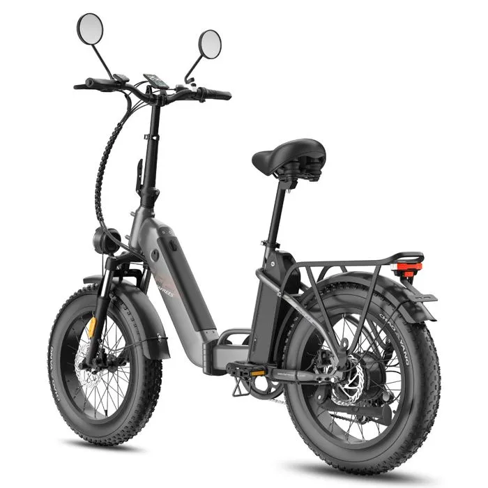 Vélo Électrique FAFREES FF20 Polar - Moteur 500W Batterie 48V24Ah Pneus De 20 Pouces Frein à Disque Mécanique - Gris – Image 5