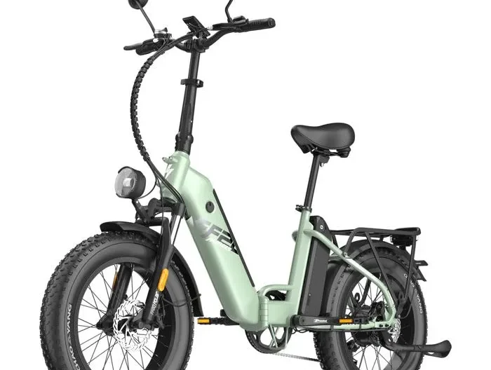 Vélo Électrique FAFREES FF20 Polar - Moteur 500W Batterie 48V24Ah Pneus De 20 Pouces Frein à Disque Mécanique - Vert