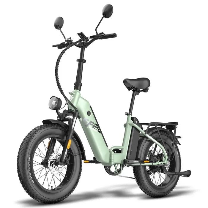 Vélo Électrique FAFREES FF20 Polar - Moteur 500W Batterie 48V24Ah Pneus De 20 Pouces Frein à Disque Mécanique - Vert