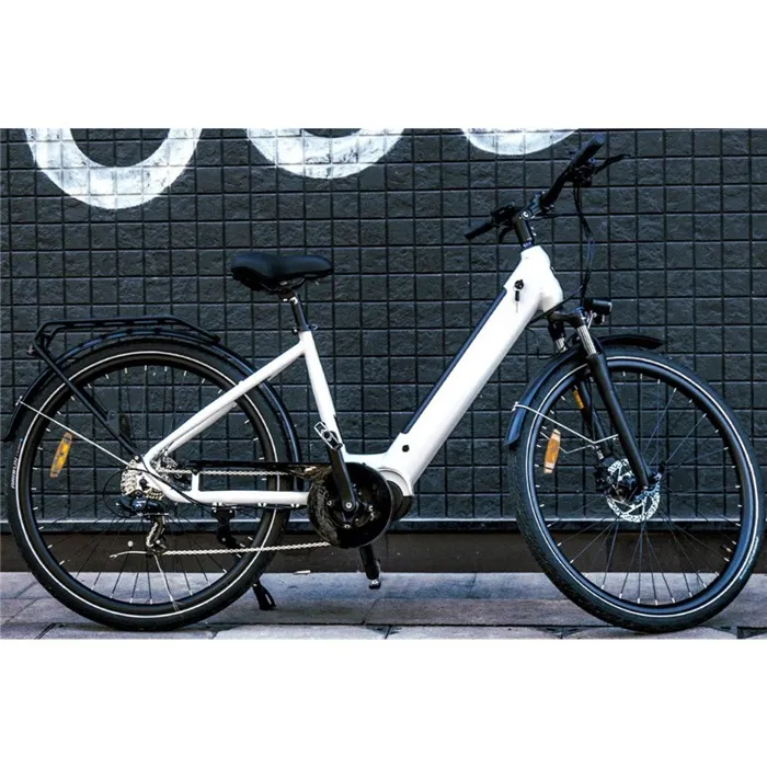Vélo électrique HAOQI FALKE, Blanc, Moteur 48V250W, Batterie 48V14Ah, Shimano 7 – Image 6