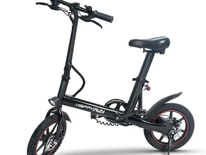 Vélo électrique, HAPPYRUN hr-x40, Vélo pliant, Batterie au lithium 36V6AH amovible, Moteur 250W, Vitesse 25KM/H