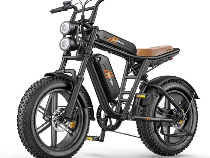 Vélo Électrique HillMiles MileZoom 1 - Moteur 750W Batterie 52V31.2AH Pneus De 20 Pouces Frein à Huile Hydraulique - Noir