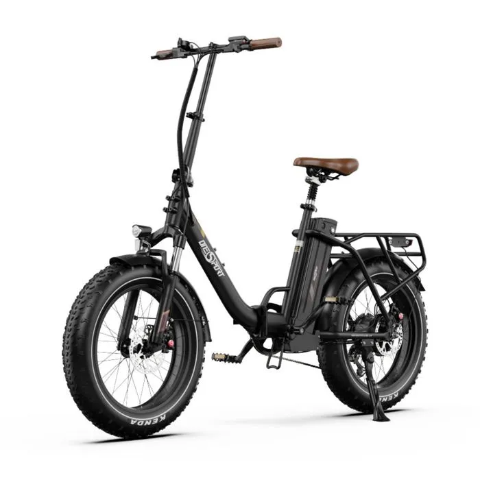 Vélo Électrique ONESPORT OT16 MAX - Moteur 500W Batterie 48V18AH Pneus De 20 Pouces Freins à Disque – Noir – Image 2
