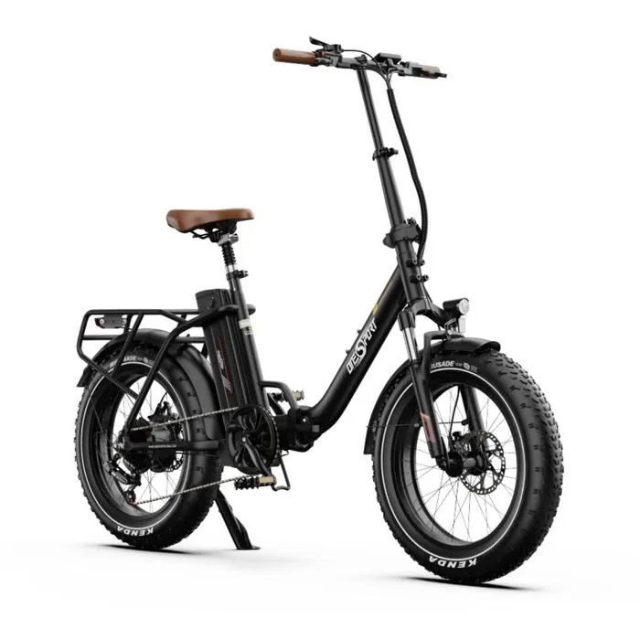 Vélo Électrique ONESPORT OT16 MAX - Moteur 500W Batterie 48V18AH Pneus De 20 Pouces Freins à Disque – Noir – Image 3