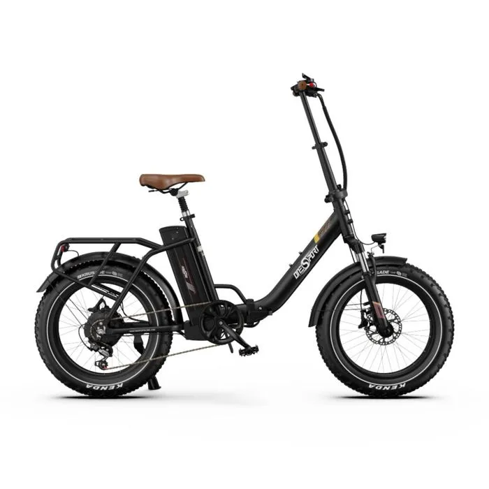 Vélo Électrique ONESPORT OT16 MAX - Moteur 500W Batterie 48V18AH Pneus De 20 Pouces Freins à Disque – Noir – Image 4