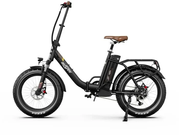 Vélo Électrique ONESPORT OT16 MAX - Moteur 500W Batterie 48V18AH Pneus De 20 Pouces Freins à Disque – Noir