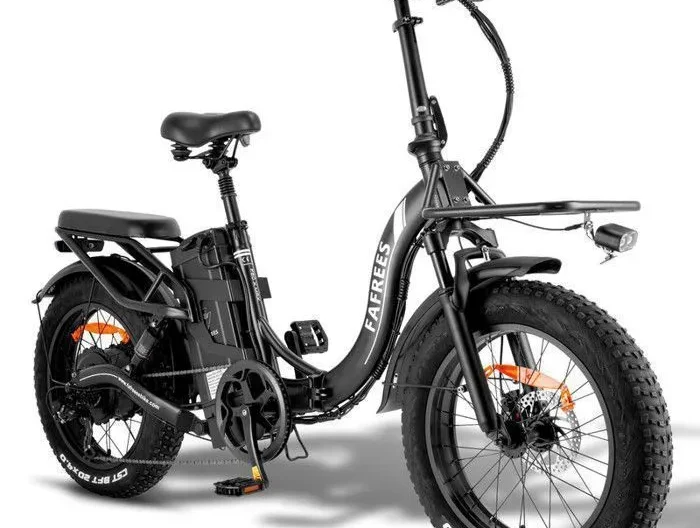 Vélo Électrique Pliable 20" - FAFREES F20X MAX - 1000W 48V/30Ah Samsung Batterie Amovible - Shimano 7s - Autonomie 200 km, Noir