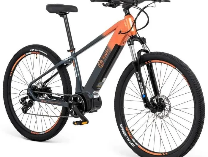 VTT - Vélo Électrique Youin Kilimanjaro 8 vitesse SHIMANO - 250W - Roue 29’’ - Batterie amovible Samsung 540Wh - Orange