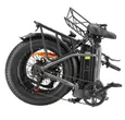 750W Vélo Electrique Pliable, 48V 15Ah, 7 Vitesses/Top 27.9mph, 20" × 4.0 Pneus Larges, Autonomie 100km - Noir – Image 2