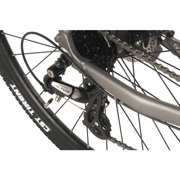 ADORE Vélo de Ville Electrique 28" UBR-770 Moteur arrière 35NM / 9,8Ah Gris – Image 3