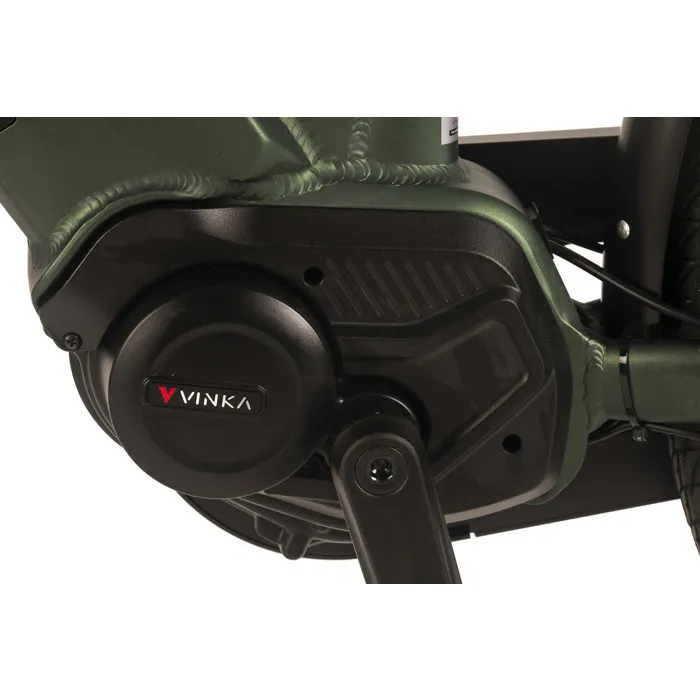 ADORE Vélo de Ville Electrique 28" CX-280 Moteur Central 75NM/15Ah Vert mat – Image 3