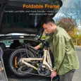 ENGWE L20 3.0 Pro - Vélo Électrique Pliable 20" - Batterie Amovible 48V15Ah - Autonomie 120km - Frein à disque hydraulique - Noir – Image 5
