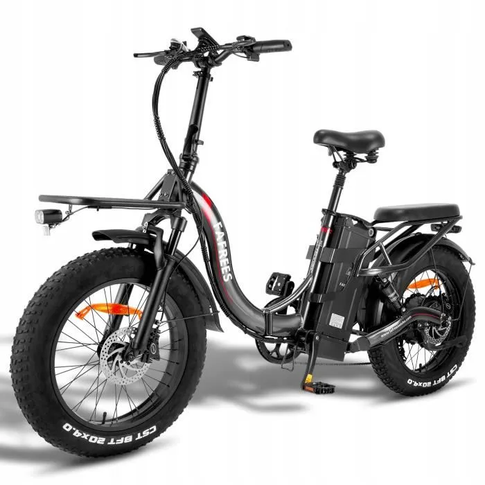 FAFREES F20 X Max vélo électrique 750W 30Ah 200KM batterie Samsung pour charger les téléphones portables GRIS