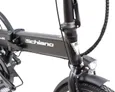 F.LLI SCHIANO E-SKY 20″ E-Bike pliable pour adultes avec moteur 250W et 7 vitesses, batterie 36V 7.8Ah Lithium, noir – Image 3