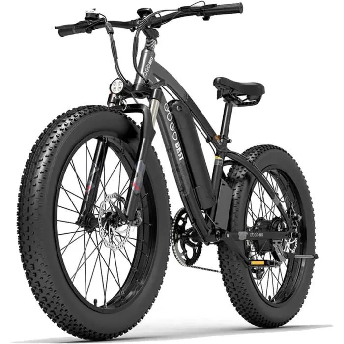 GOGOBEST Vélo électrique GF600 VTT Vélo électrique adulte, Fat Bike électrique 26 ", Shimano 21 vitesses