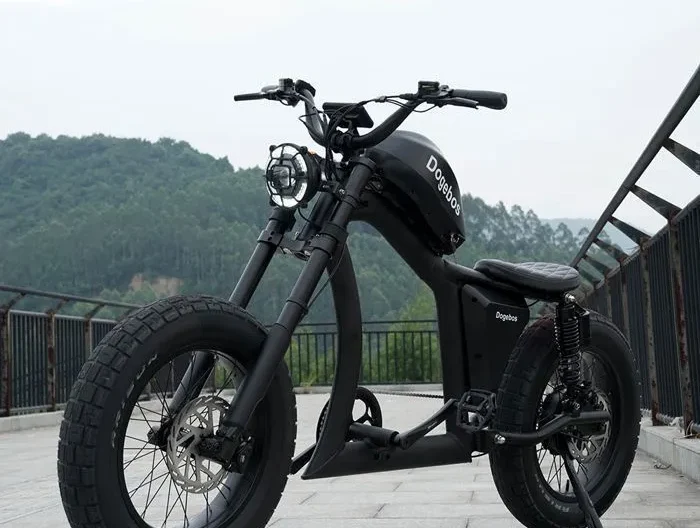 Moto électrique FT-02S 48 V 27 Ah avec moteur Bafang et gros pneus