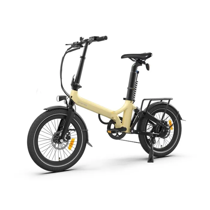 Onemile Nomad Velo Electrique Pliant 250W Aikema Rear Wheel Hub Motor 36V 10AH Lithium battery Rear Shock Absorber, Blanc – Image 4