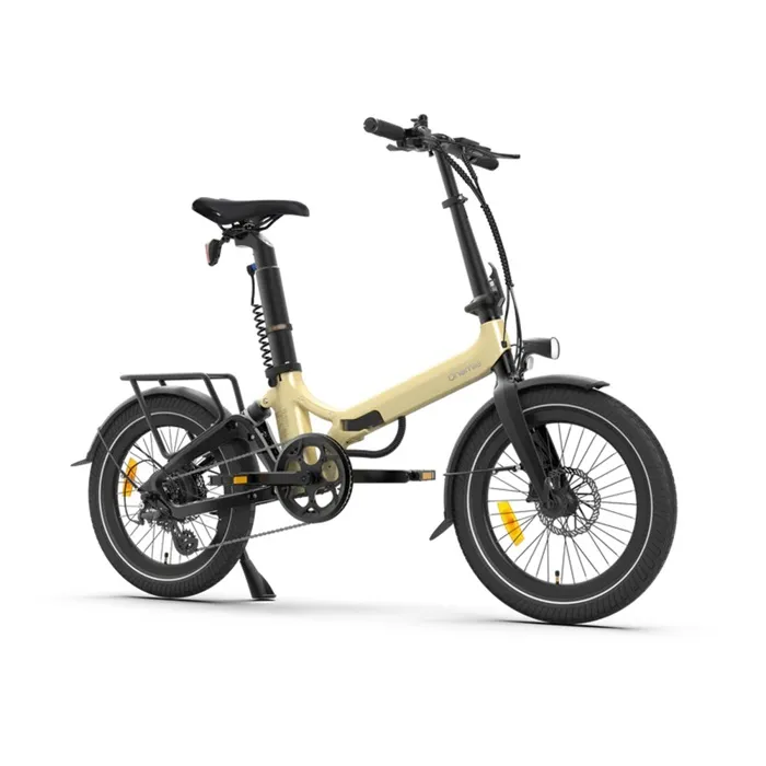 Onemile Nomad Velo Electrique Pliant 250W Aikema Rear Wheel Hub Motor 36V 10AH Lithium battery Rear Shock Absorber, Blanc
