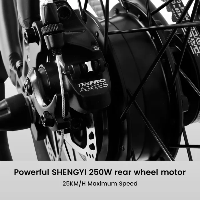 Vélo à assistance électrique, Moteur 250W Batterie 36V7AH 252WH, 25KM/H Autonomie 40KM, Pneu 700*28C, Vélos de route – Image 3