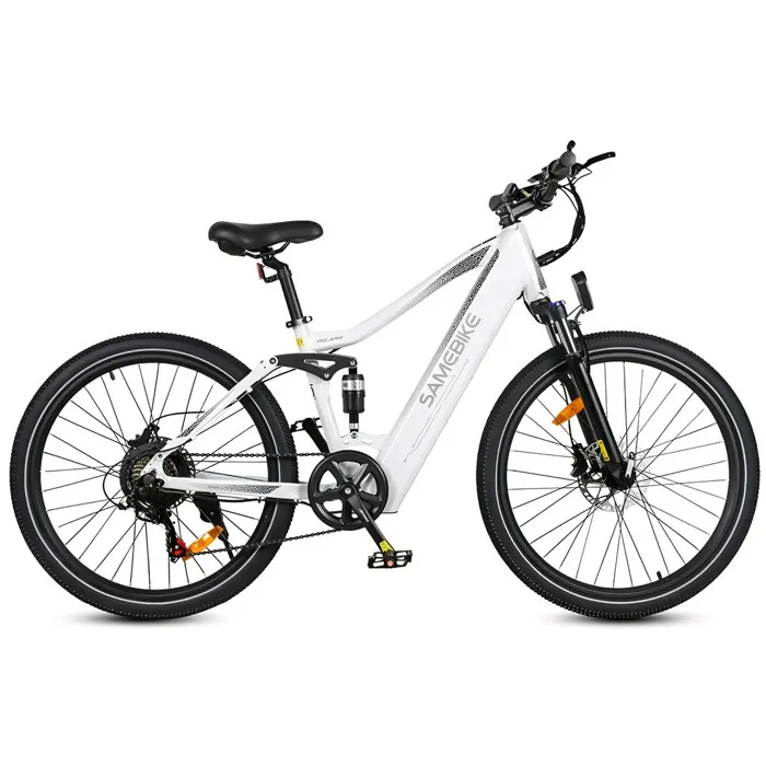 Samebike XD26 II -velo electrique- roues 26 "- moteur 750W - batterie 48V 14Ah - vélo de ville shimano 7 vitesses - blanc – Image 2