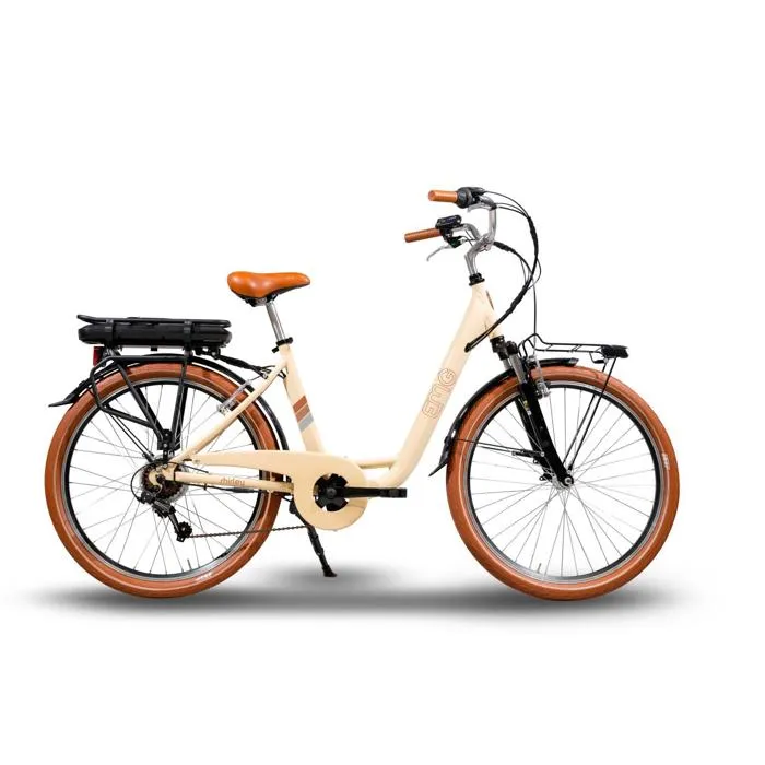Vélo de ville EMG 26CS05 – 26″, Couleur crème