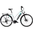 SPR E-TREKKING FASTER LADY, 28"x533, CENTER MOTOR, DT INTEGR. BATTERY, 9 Vitesses, Cadre Blanc-Turquoise – Image 2