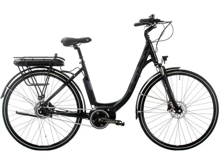 SPR PREMIUM E- BIKE MONACO LADY 28"x500, NEXUS 7 Vitesses, CENTER MOTOR, Cadre Noir-Gris