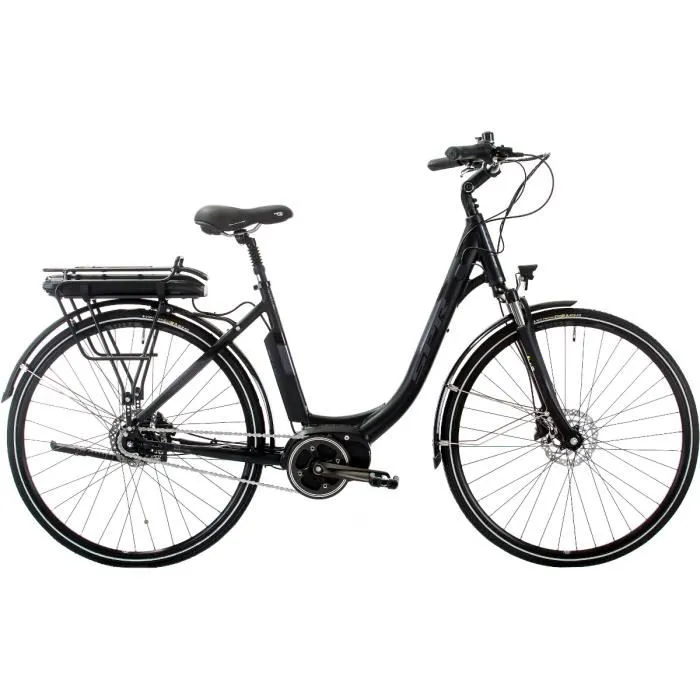 SPR PREMIUM E- BIKE MONACO LADY 28"x500, NEXUS 7 Vitesses, CENTER MOTOR, Cadre Noir-Gris