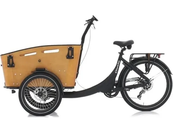 Tricycle électrique - vélo cargo - STORAG Qivelo Curve DR7 - Batterie 481Wh - Shimano 7 vitesses