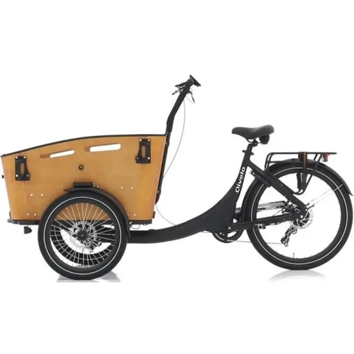 Tricycle électrique - vélo cargo - STORAG Qivelo Curve DR7 - Batterie 481Wh - Shimano 7 vitesses