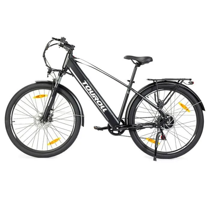 Vélo de Trekking Touroll J1 - Moteur 250 W - Roues 27,5 Pouces - Batterie 15.6Ah - Autonomie 100 km - Frein à Disque Mécanique – Image 2