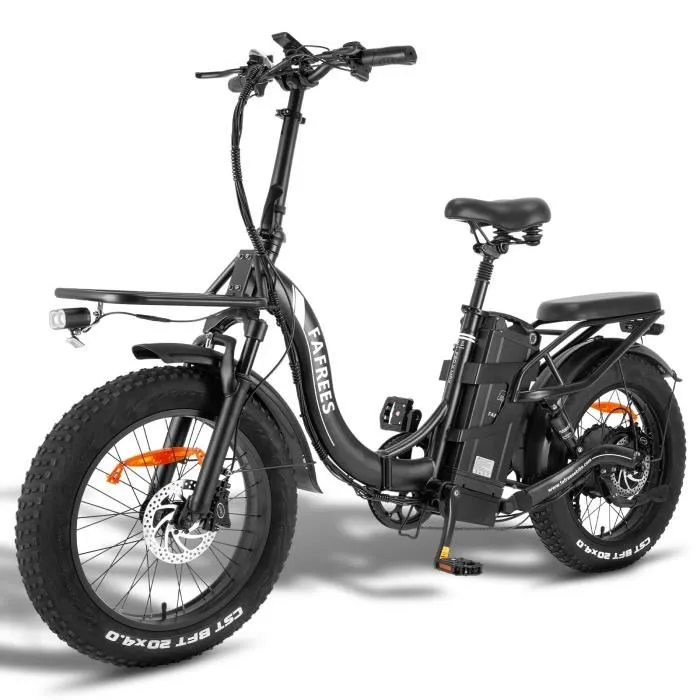 Vélo électrique FAFREES F20 X-MAX - Moteur 750W Batterie 48V30AH Assisted Autonomie 180KM Frein à Disque Hydraulique - Noir Vendu et expédié par ONGOING – Image 2