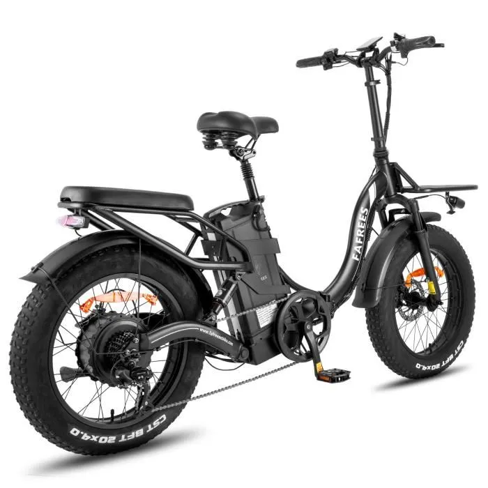 Vélo électrique FAFREES F20 X-MAX - Moteur 750W Batterie 48V30AH Assisted Autonomie 180KM Frein à Disque Hydraulique - Noir Vendu et expédié par ONGOING – Image 4