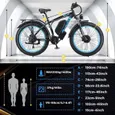 velo electrique keteles K800 Moteur 2000W(2*1000W) - batterie 48V 23Ah - Autonomie 100km avec pneus 20"*4.0 VTT homme – Image 2